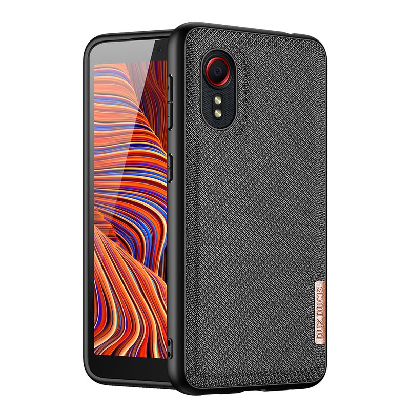 Generic (Unbranded) غطاء حماية للهاتف المحمول لسامسونج Xcover 5 باللون الأسود الساتاني - Image 1