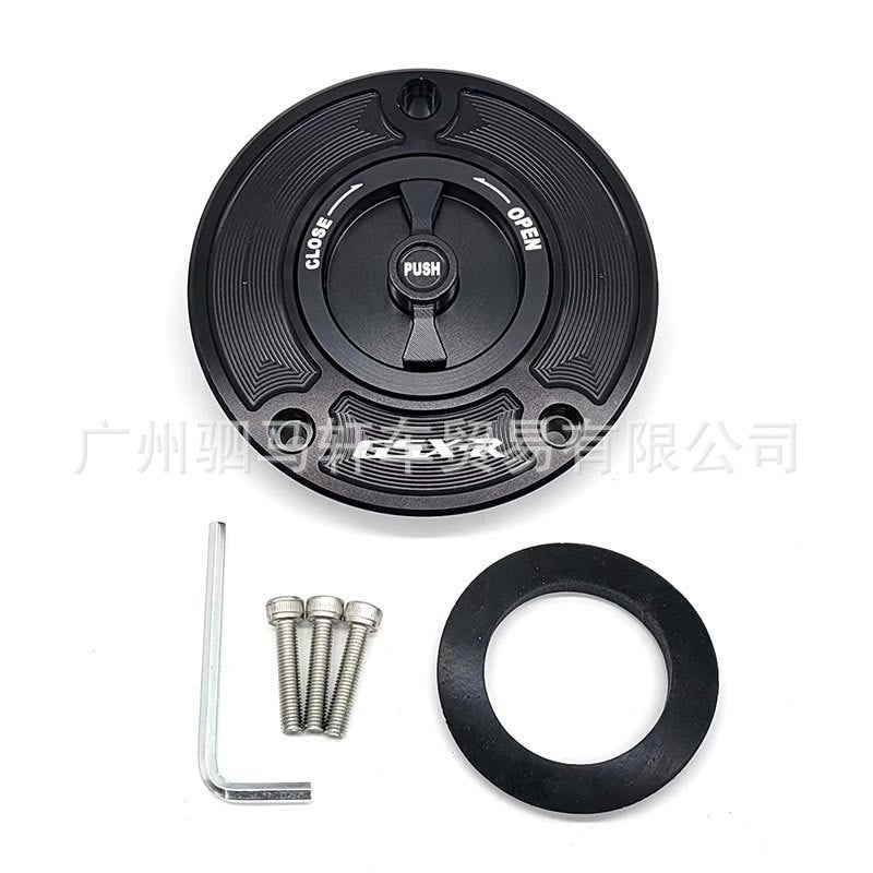 Generic Suzuki GSXR Quick Release Fuel Cap All Black 