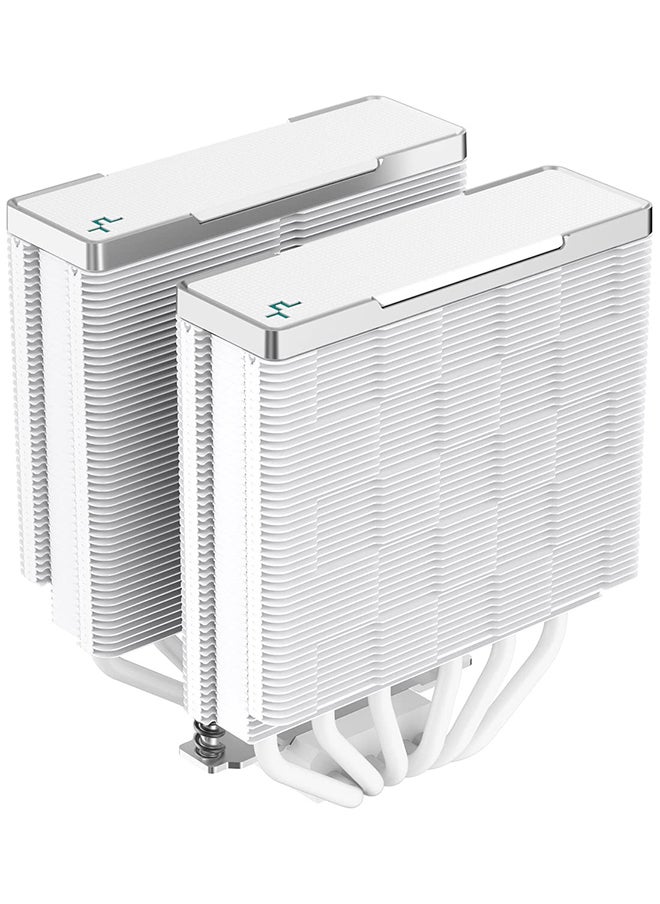DEEPCOOL مروحة تبريد الهواء/وحدة المعالجة المركزية AK620 WH مقاس 120 مم ومروحة PWM رباعية الدبابيس (أبيض) - R-AK620-WHNNMT-G-1  - Image 5