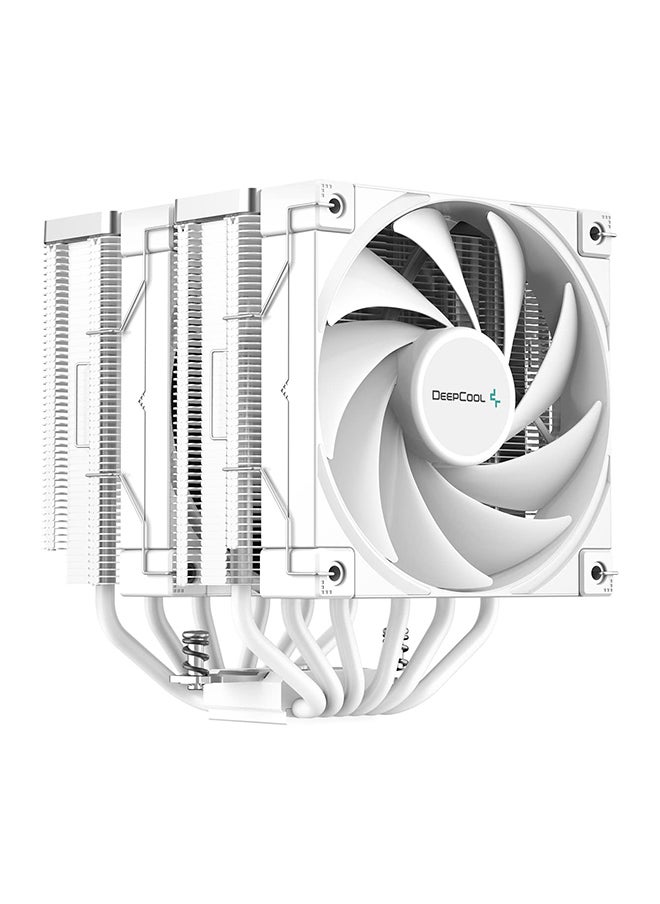 DEEPCOOL مروحة تبريد الهواء/وحدة المعالجة المركزية AK620 WH مقاس 120 مم ومروحة PWM رباعية الدبابيس (أبيض) - R-AK620-WHNNMT-G-1  - Image 2