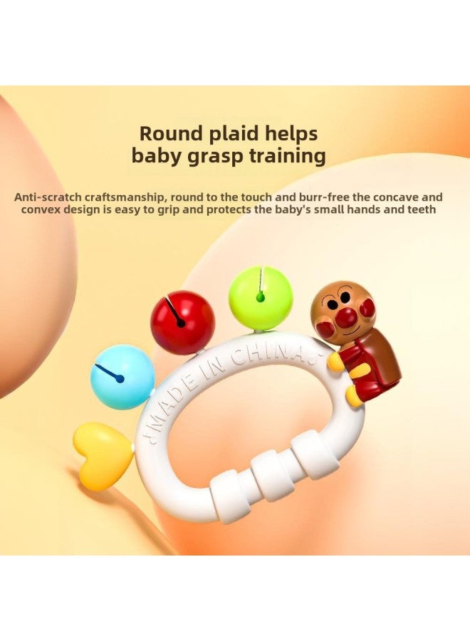 Bread Superman Hammer Baby Handbell 0-1 Year Old To 3 Months 6 Baby Toy Newborn Early Education Grasp Training-Color:Sand Hammer 2 - Image 4