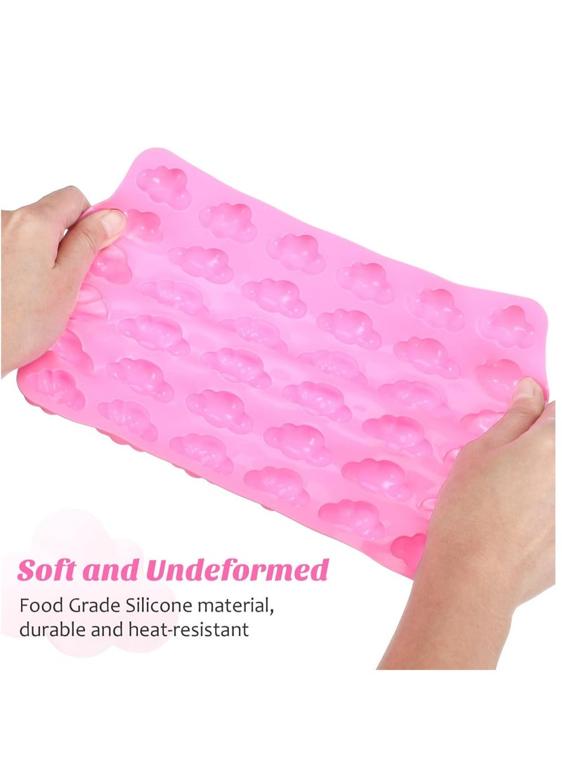 Oasisgalore Pink Silicone Cloud Molds for Chocolate, Mousse, Fondant, Candy, Soap - DIY Baking Tool - Image 3
