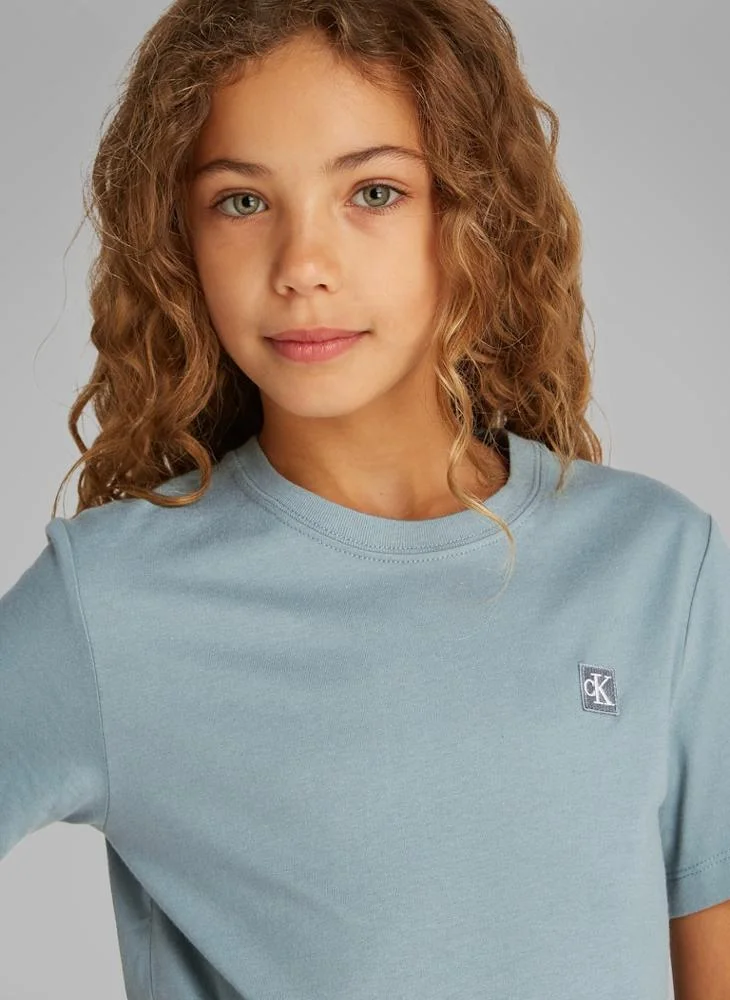 Calvin Klein Jeans Kids Monogram Crew Neck T-Shirt