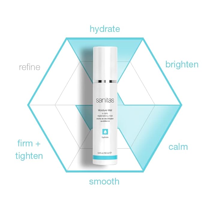Sanitas Skincare Moisture Mist, Moisture Infusing Spray, Hyaluronic Acid, Beta Glucan, Hydrating Mist, 3.4 Ounces - Image 4
