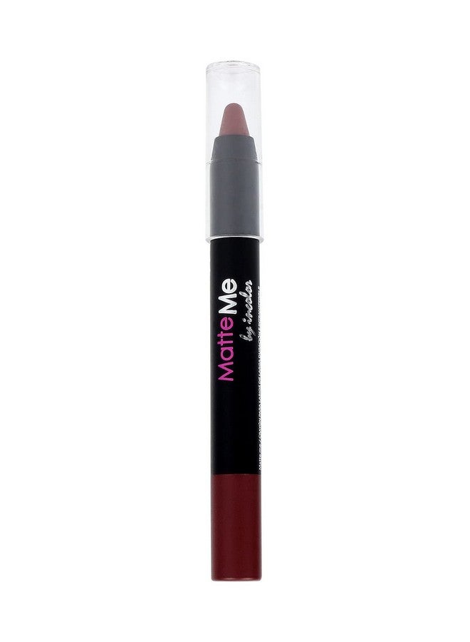 INCOLOR Matte Me Crayon Lipstick, Long Lasting, Waterproof & Smooth Texture Pencil Lipstick For Girl & Women, 2.3g (Shade 25) - Image 3