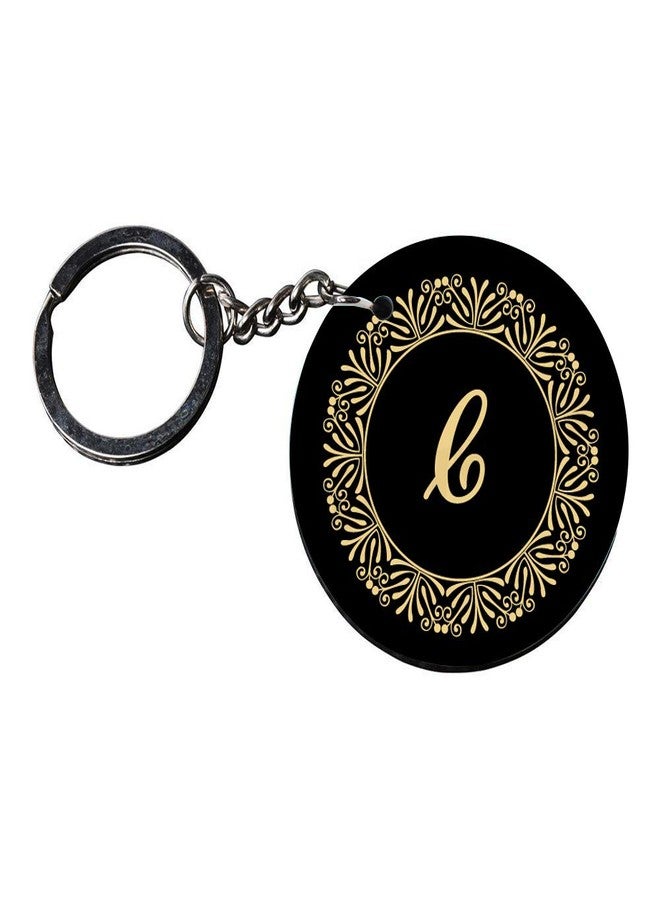 Tinywalk Set of 2 | Circle Shape Printed Wooden Keychains C | Circle Shape keyrings | Circle Shape Keychains| Printed keyrings - Image 3