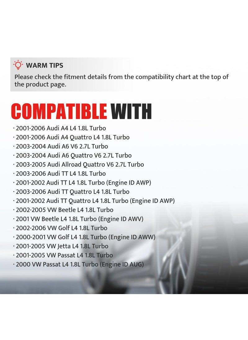 NPAUTO NPAUTO Ignition Coil Pack compatible with 1.8 1.8T Audi A4 A6 TT Turbo Quattro, VW Beetle Golf Jetta Passat 2001 2002 2003 2004 2005 2006, Set of 4  - Image 3