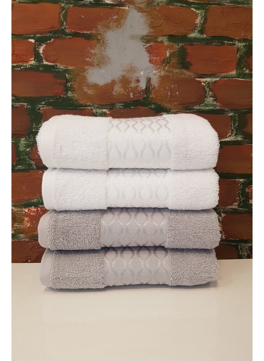 Elissa 4-Pack Towel - Gray White - pzsku/ZFC6395437B3B3811855EZ/45/_/1741309567/1336be3d-7ca8-4f8a-a243-0925f902efd2