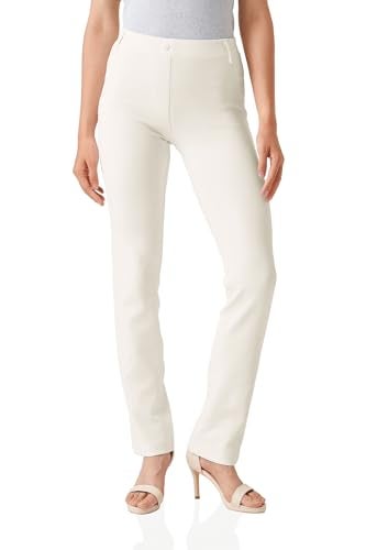 YogipaceBelt LoopsPetite Womens Straight Leg Yoga Dress Pant Work Pants Commute Office Slacks29CreamSize XS - Image 1