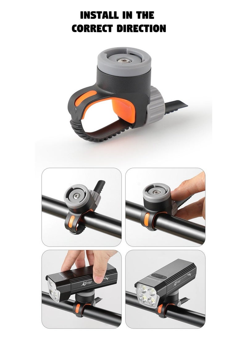 Bicycle light, 1200 Lumens, USB Rechargeable, Waterproof, 7 Lighting Modes, Easy to Install, Suitable for Bicycles, E-Bikes, Scooters, and More - Image 5