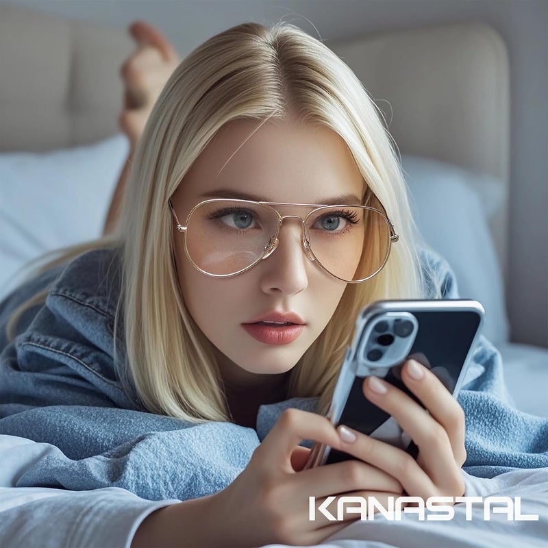 الكنديين نظارات كاناستال الشمسية المستقطبة للنساء والرجال، نظارات طيران بإطار معدني وستايل ريترو للرجال، مثالية للقيادة والأنشطة الخارجية والستايل العسكري، توفر حماية من الأشعة فوق البنفسجية UV400، مصنوعة من سبيكة خفيفة الوزن للغاية. - Image 2