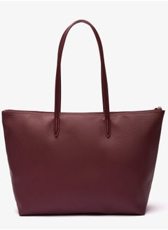 LACOSTE Lacoste bag Women's L12.12 Concept Fashion Versatile Large Capacity Large Size Zipper Handheld Shoulder Bag Tote Bag Large Claret 45cm * 30cm * 12cm  - Image 3