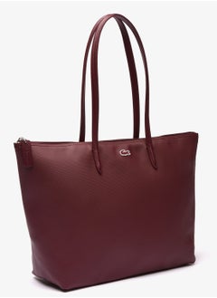 LACOSTE Lacoste bag Women's L12.12 Concept Fashion Versatile Large Capacity Large Size Zipper Handheld Shoulder Bag Tote Bag Large Claret 45cm * 30cm * 12cm  - Image 4