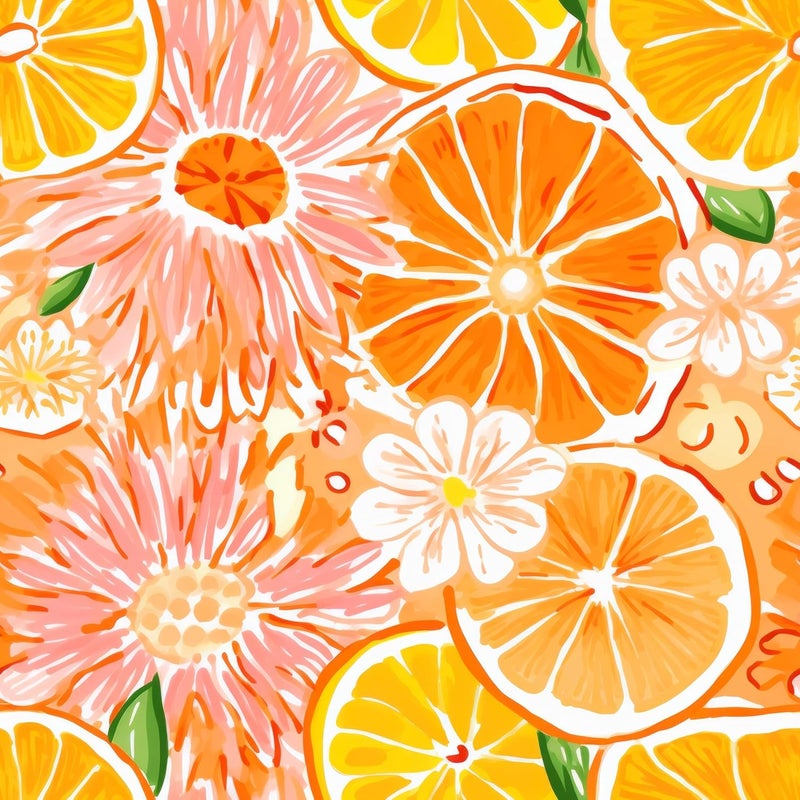 beaubottles Beau Bottles Preppy Watercolor Oranges Custom Wine Label Wrap for La Marca 750ml Champagne Bottle - Personalized Wine Bottle Labels for Weddings, Events & Gifting - Easy Shrink Application - Image 1