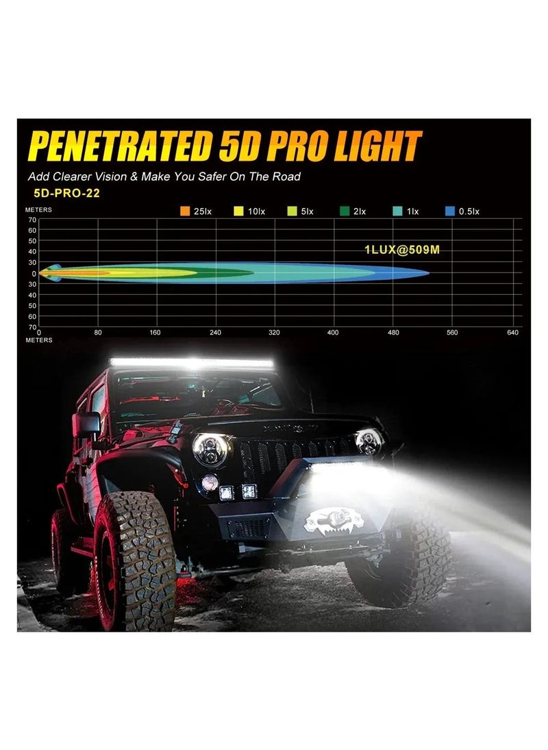 Toby's NEW 40 INCH 5D-PRO SERIES 40000LM SPOT BEAM OFF ROAD LED LIGHT BAR  - Image 3