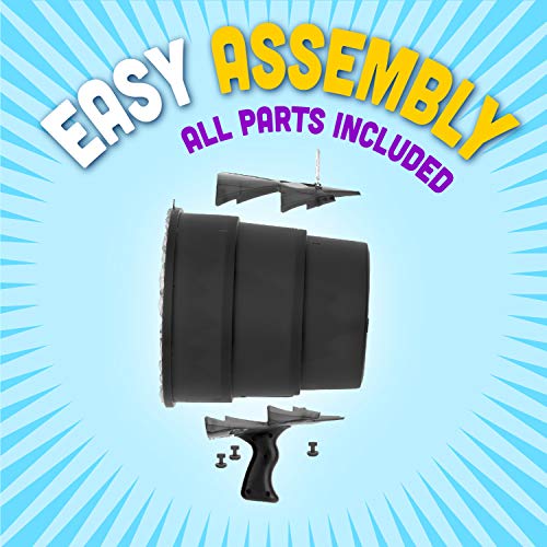 Squirrel Products Airzooka Air Blaster- Blows 'Em Away - Air Toy for Adults and Children Ages 6 and Older - Black - Image 3