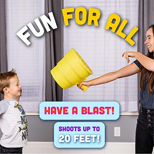 Squirrel Products Airzooka Air Blaster- Blows 'Em Away - Air Toy for Adults and Children Ages 6 and Older - Black - Image 5