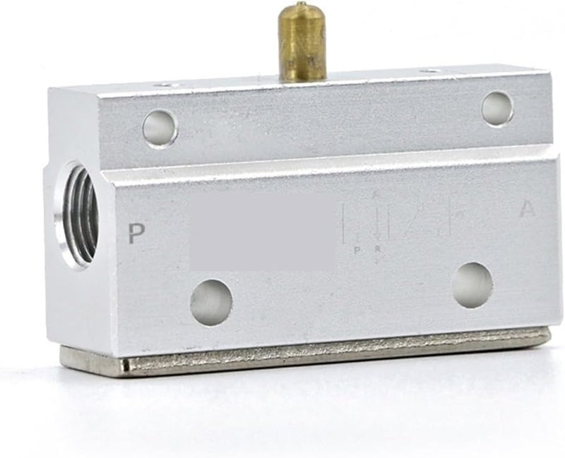 MOV 03 صمام هوائي يدوي زر تبديل الهواء نوع أسطواني ميكانيكي 6 مم سريع الالتواء - Image 5