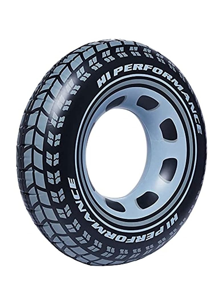 انتكس أنبوب السباحة العملاق أسود إطار السيارة 91 سم - Image 2