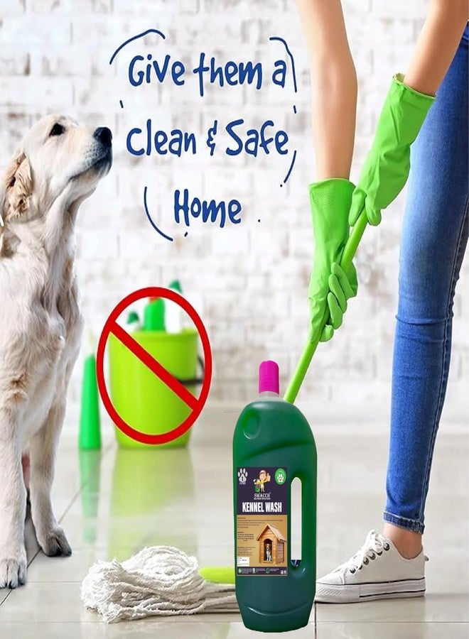 swacch Kennel Wash (1 Litre) Mogra I Pet Stain & Odour Remover I Pet Floor Cleaner Liquid I Dog and Cat Friendly - Image 3