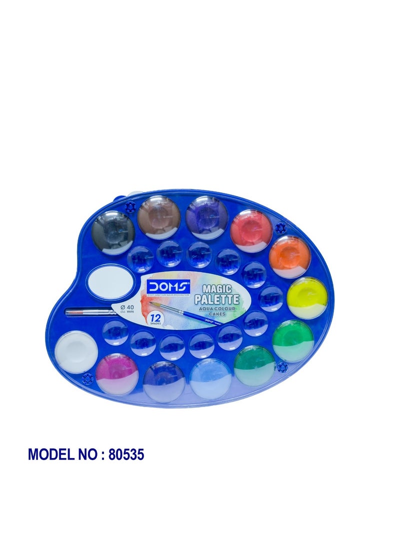 DOMS Water Colour Palette and Paintbrush Set - Image 4