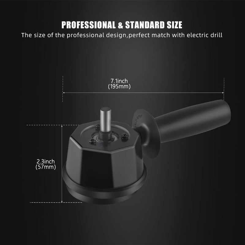 SPTA أداة نظام الطاقة المزدوج SPTA مع 3 وسادات تلميع لمثقاب لاسلكي - تلميع السيارات، التلميع، الشمع، والتجميع - Image 4