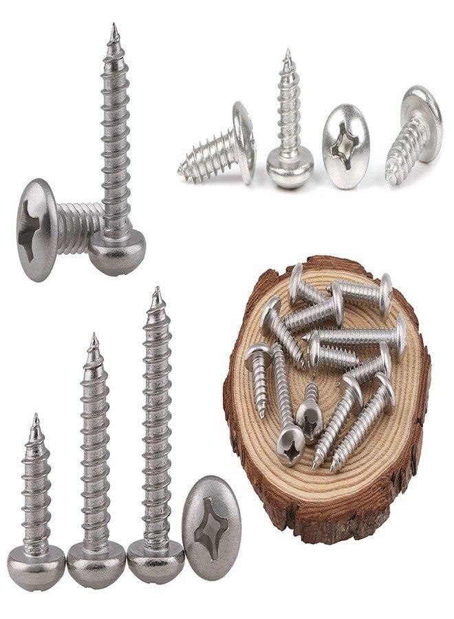 LBY 600pcs M2 M2.2 M2.6 M3 Philips Pan Head Self-Tapping Sheetmetal Screw Assortment Kit, 12 Sizes, 304 Stainless Steel - Image 4