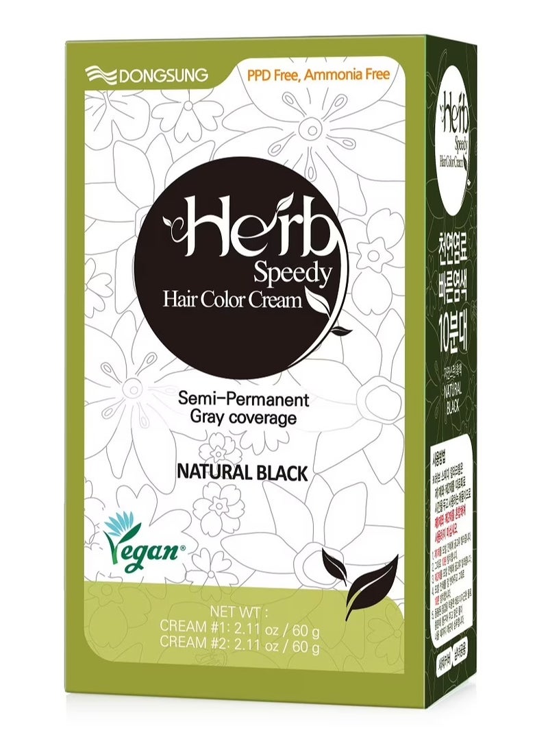 Herb Speedy Color Cream - Natural Black