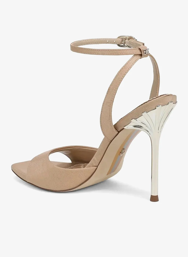 Sam Edelman BROWN Lilian Stiletto Heel Sandal for Women | Best Price UAE