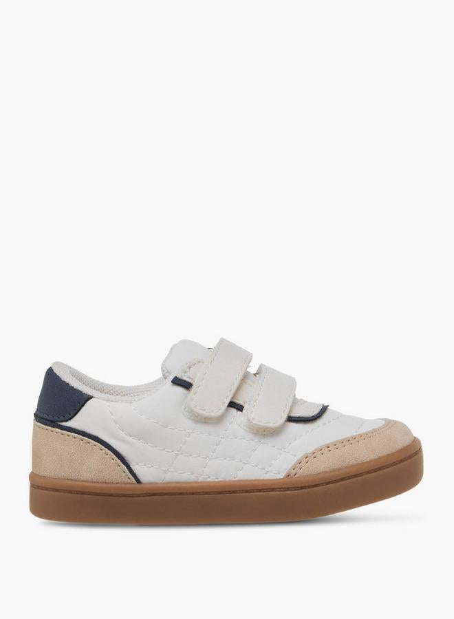 Barefeet Boys Panelled Hook and Loop Sneakers - Image 1