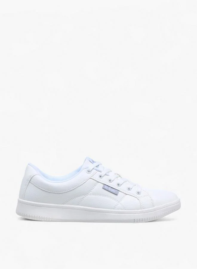 Lee Cooper Men's Solid Lace-Up Sneakers
