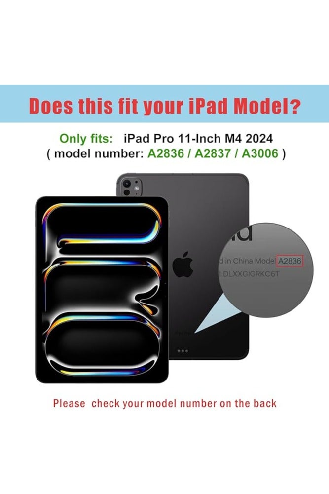 2 Pcs iPad Pro 11-Inch (M4) 2024 Screen Protector, 9H Tempered Glass Screen Protector for iPad Pro 11-Inch (M4) 2024, Full Coverage Bubble-Free Tempered Film, Anti-Scratch Film - Image 3