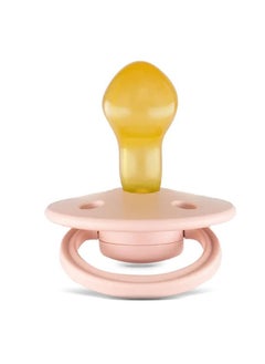 Rebael Rebael Mono Natural Rubber Round Pacifier Size 2 - Baby 6M+ (1-pack) - Baby Blush  - Image 2