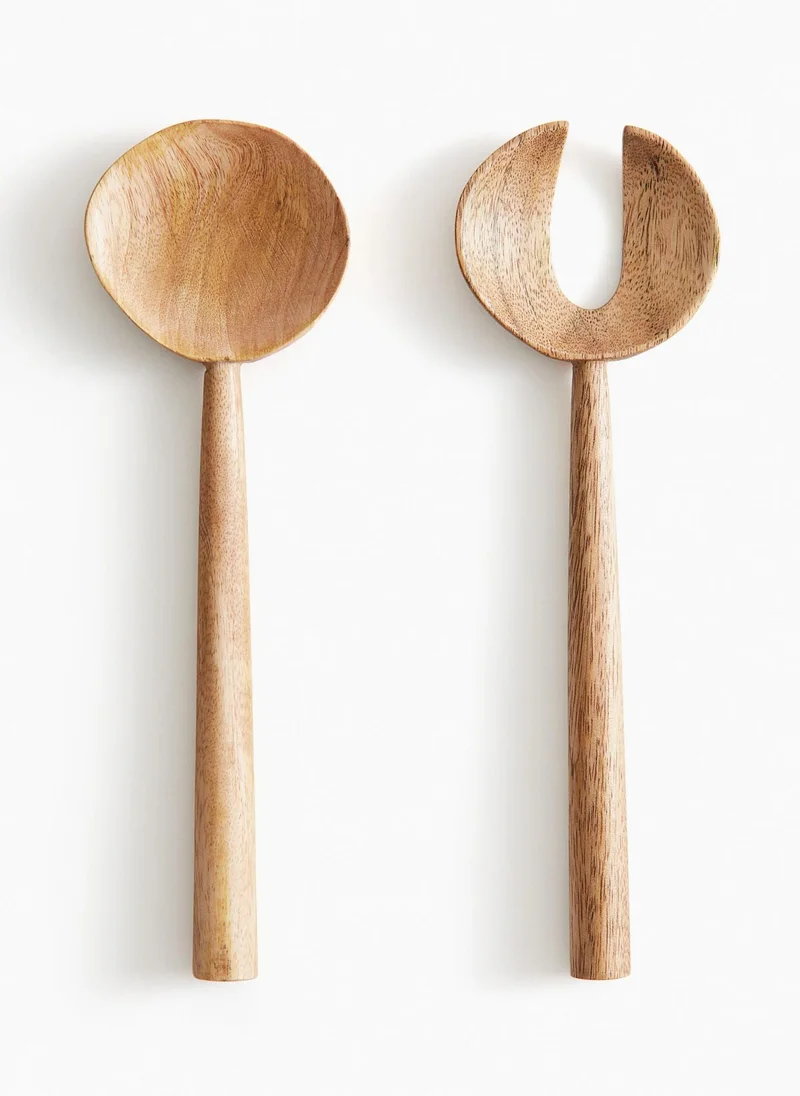 H&M Wooden Salad Servers