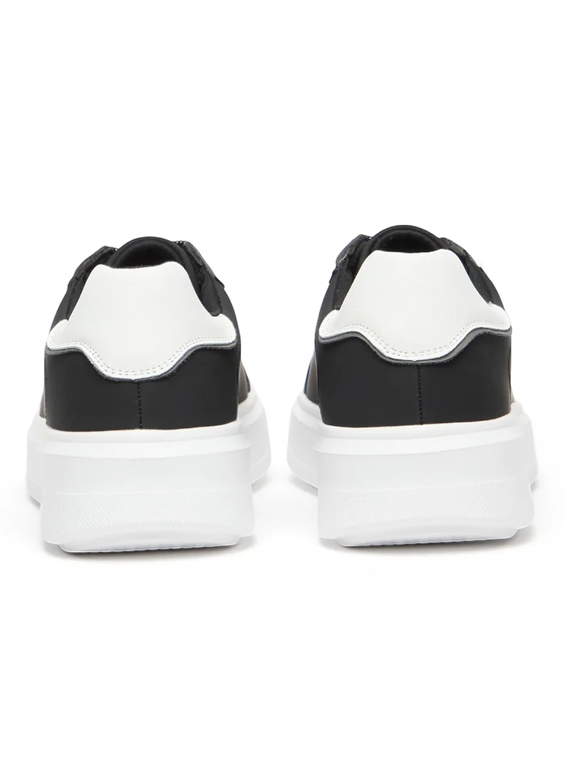 U.S. Polo Assn. Men's Black Low-Top Sneakers - Modern Style with Lace-Up Design and Comfort Cushioned Sole for Everyday Wear