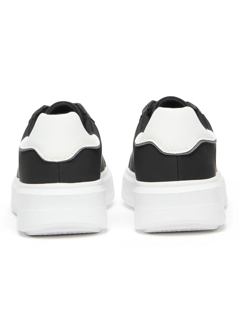 U.S. Polo Assn. Men's Black Low-Top Sneakers - Modern Style with Lace-Up Design and Comfort Cushioned Sole for Everyday Wear