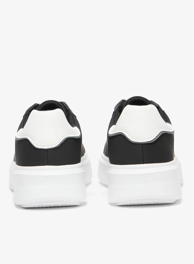 U.S. Polo Assn. Black Men's Black Low-Top Sneakers - Modern Style with Lace-Up Design Shoes and Comfort Cushioned Sole for Everyday Wear for Men | Best Price UAE