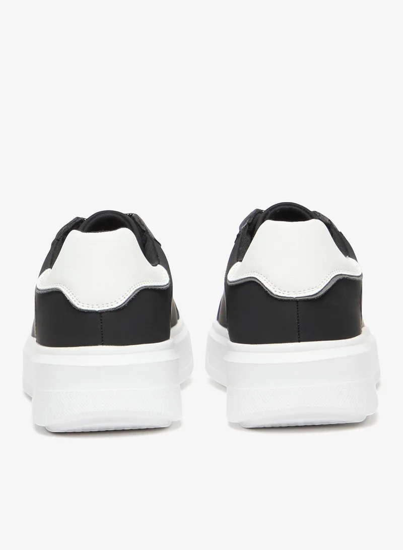 U.S. Polo Assn. Black Men's Black Low-Top Sneakers - Modern Style with Lace-Up Design Shoes and Comfort Cushioned Sole for Everyday Wear for Men | Best Price UAE