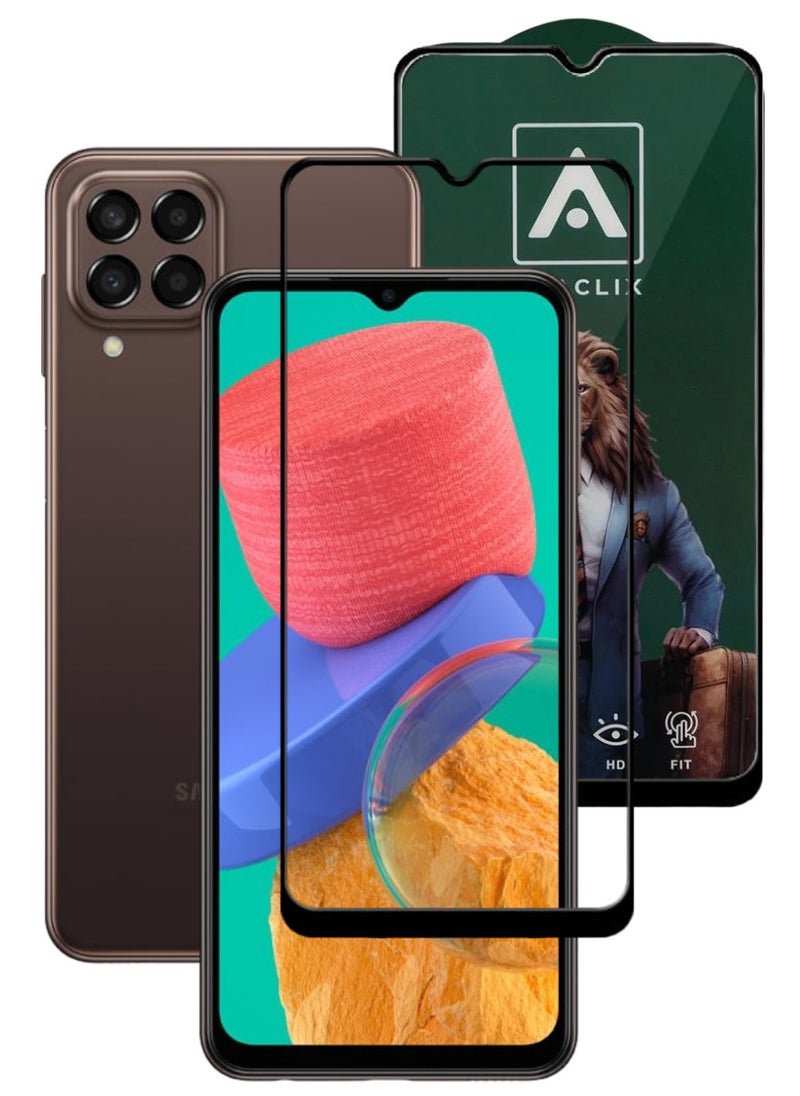 ACLIX Antistatic ESD Dustproof Premium Quality High Definition Tempered Glass Screen Protector Designed For Samsung Galaxy M33 - Image 1