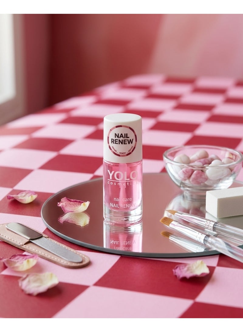 Yolo Cosmetics Nail Renew Care Polish - Shade 14 (10ml) - Image 2