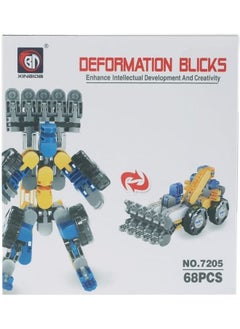 NIBEMINENT ARK0764 68-Piece Deformation Building Block Set 3+ Years  - Image 5