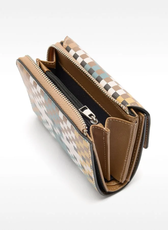 PARFOIS SQUARES-PRINTED WALLET