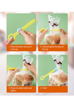 SYOSI 24 Pack Chip Bag Clips, Color Seal Binding, Sealing Clamp, Multifunctional Kitchen Bag Sealing Clip, Kitchen Creative Practical Cable Ties, Portable Sealing Tools  - Image 4