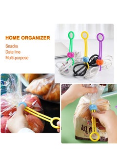 SYOSI 24 Pack Chip Bag Clips, Color Seal Binding, Sealing Clamp, Multifunctional Kitchen Bag Sealing Clip, Kitchen Creative Practical Cable Ties, Portable Sealing Tools  - Image 3