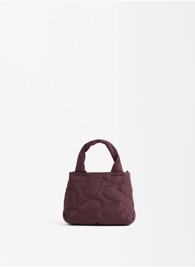 PARFOIS Quilted Nylon Tote Bag