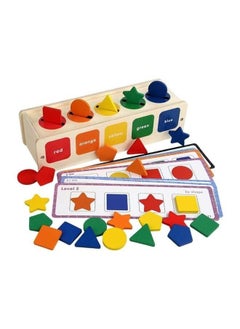 Matching Learning Box Color Sorting Geometric Shapes Early Educational Toy for Toddlers