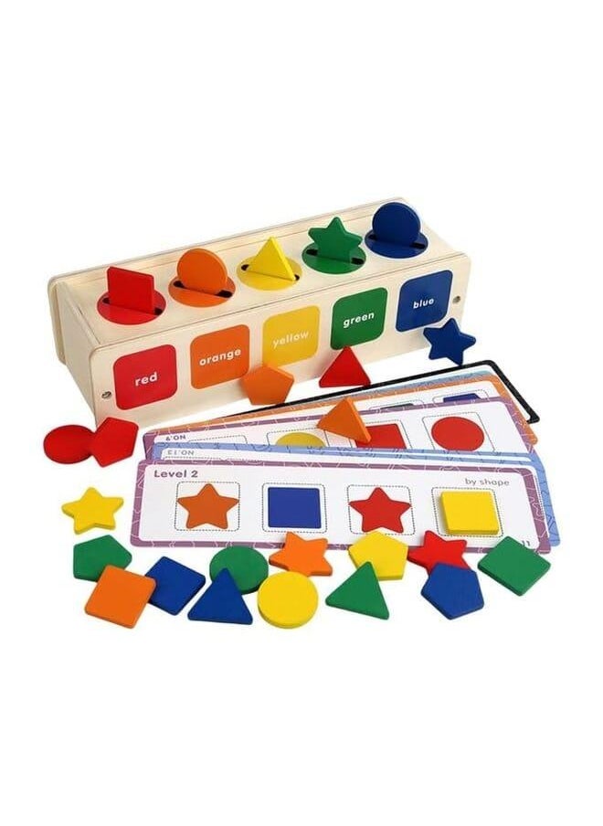 Generic - Matching Learning Box Color Sorting Geometric Shapes Early Educational Toy for Toddlers - Image 1