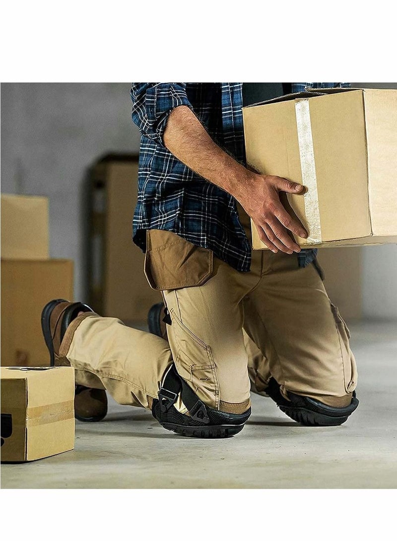 Excefore وسادات الركبة الاحترافية مع بطانة إسفنجية شديدة التحمل ووسادات جل مريحة - Image 4