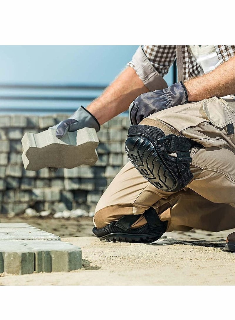 Excefore وسادات الركبة الاحترافية مع بطانة إسفنجية شديدة التحمل ووسادات جل مريحة - Image 5