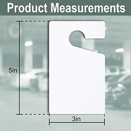 MESS Large Thick Parking Pass Hangtags - Parking Permit Hang Tag - Car Parking Tags for Parking Lot - Hanging Parking Permit - Permanent or Temporary Car Tags for Rear View Mirror 3x5 (10) - Image 4